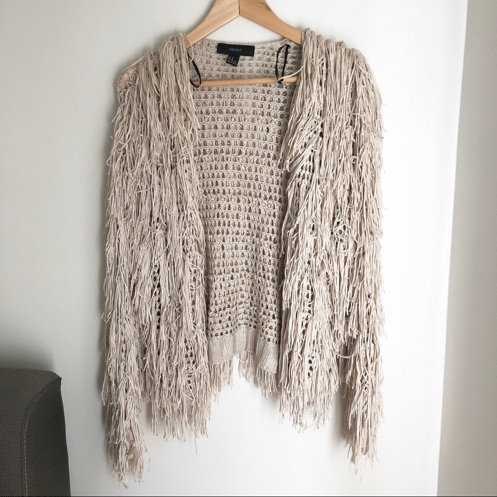 Forever 21 Boho Fringe Jacket